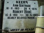 KEERS Robert 1911-1987 & Ann Gertrude 1913-1978