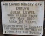 LEWIS Evelyn Julia -1960