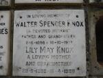 KNOX Walter Spencer 1888-1977 & Lily May 1898-1988