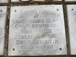 CHARLESWORTH Leslie Farrar 1903-1980 & Nancy Annie Clare 1915-1978
