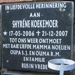 KOEKEMOER Shyrene 2006-2007