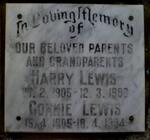 LEWIS Harry 1905-1980 & Connie 1905-1994
