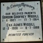 WIGGILL Gordon Godfrey 1907-1964 & Ena Agnes 1908-1988