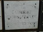 LEE Catherine, Barrington 1915-1990