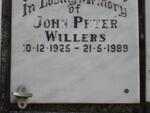 WILLERS John Peter 1925-1989