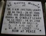 LEARY S.V.W. 1913-1988 & Diana W. O'Kelly 1921-2008