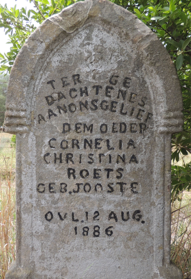 ROETS Cornelia Christina nee JOOSTE -1886