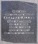 ALLEN Agatha C. nee HATTINGH 1858-1950