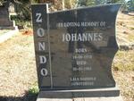 ZONDO Johannes 1918-1965