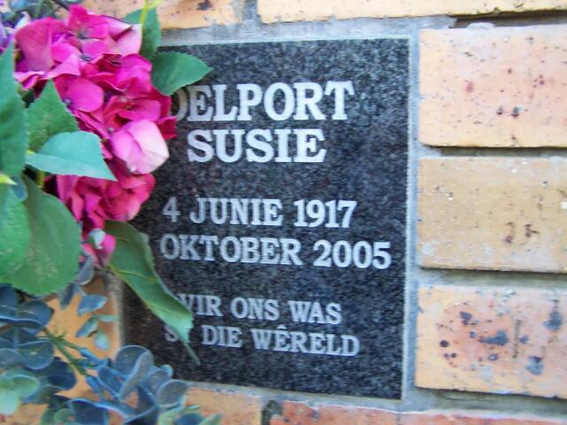 DELPORT Susie 1917-2005 