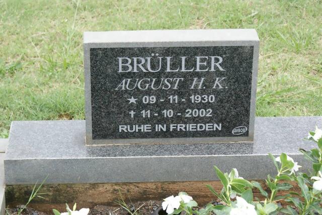BRULLER August H.K. 1930-2002