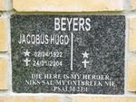 BEYERS Jacobus Hugo 1922-2004