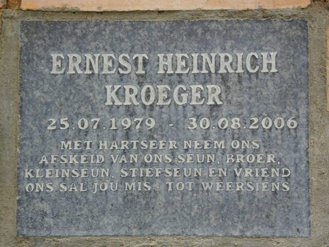 KROEGER Ernest Heinrich 1979-2006