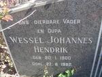 BADENHORST Wessel Johannes Hendrik 1900-1982