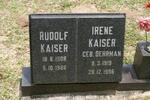 KAISER Rudolf 1908-1986 & Irene DEHRMAN 1919-1996