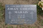 MARAIS Johan Christo ??42-??03