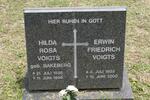 VOIGTS Erwin Friedrich 1935-2000 & Hilda Rosa BAKEBURG 1936-1999