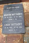 WITTHÖFT Martin 1932-2003 & Linda 1926-2004