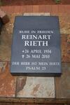 RIETH Reinart 1934-2010