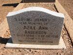 ANDERSON Mac Gregor 1892-1943 & Azile Ann 1894-1990