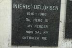 OELOFSEN Nierie 1910-1986