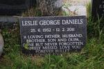DANIELS Leslie George 1952-2011