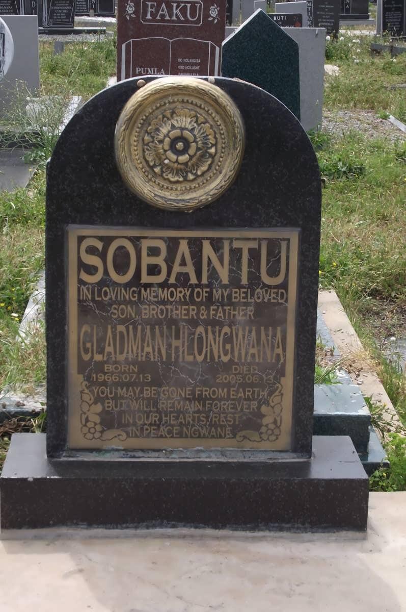 SOBANTU Gladman Hlongwana 1966-2005