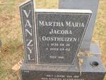 ZYL Martha Maria Jacoba, van nee OOSTHUIZEN 1936-2002