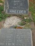 RHEEDER Barend C. 1912-1963 & Judith Maria 1919-1994