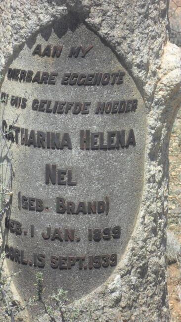 NEL Catharina Helena nee BRAND 1899-1939