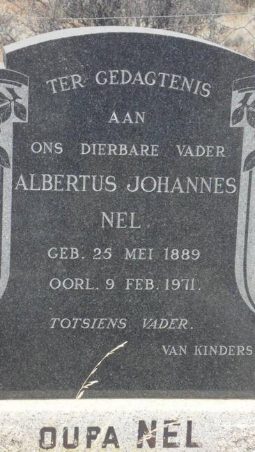 NEL Albertus Johannes 1889-1971 
