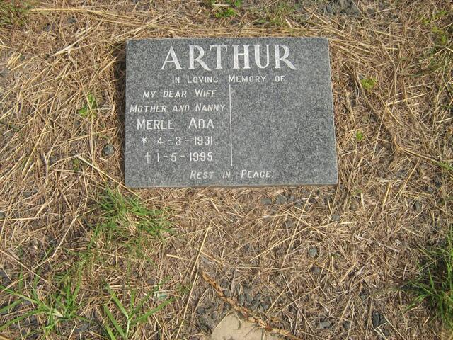 ARTHUR Merle Ada 1931-1995