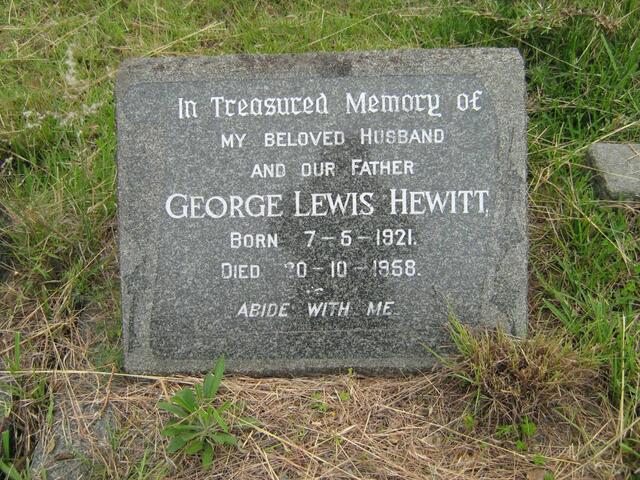 HEWITT George Lewis 1921-1958