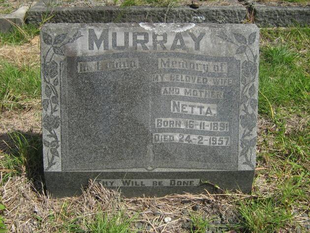 MURRAY Netta 1891-1957