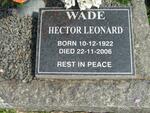 WADE Hector Leonard 1922-2006