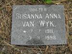 WYK Susanna Anna, van 1911-1998