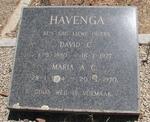 HAVENGA David C. 1880-1977 & Maria A.C. 1??4-1970