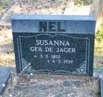 NEL Susanna geb DE JAGER 1870-1939