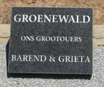GROENEWALD Barend & Grieta 