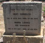 UYS Gert Cornelius 1882-1935 & Maria Louisa GROENEWALD 1887-1934