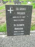 WEBER Colmar 1907-2001 :: ROGERS Elizabeth 1909-2001