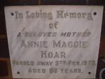 HOAR Annie Maggie -1970