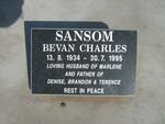 SANSOM Bevan Charles 1934-1995