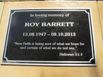 BARRETT Roy 1947-2013