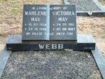 WEBB Marlene May 1934-1986 :: WEBB Victoria May 1912-1997