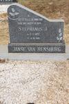 RENSBURG Stephanus J., Janse van 1925-1989