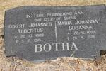 BOTHA Ockert Johannes Albertus 1889-1975 & Maria Johanna Susanna 1894-1976