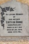 COOKE Edith M. nee RICKARD 1912-1975
