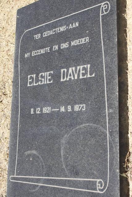 DAVEL Elsie 1921-1973