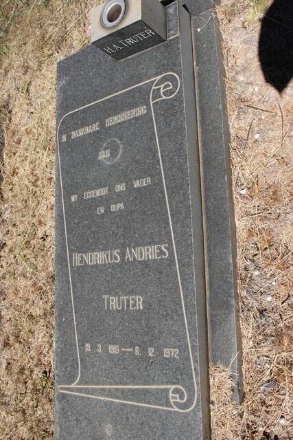 TRUTER Hendrikus Andries 1915-1972
